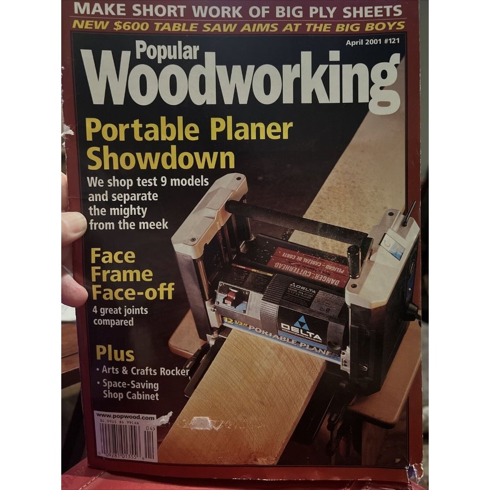 Popular Woodworking Magazine No 121 Portable Planer Showdown